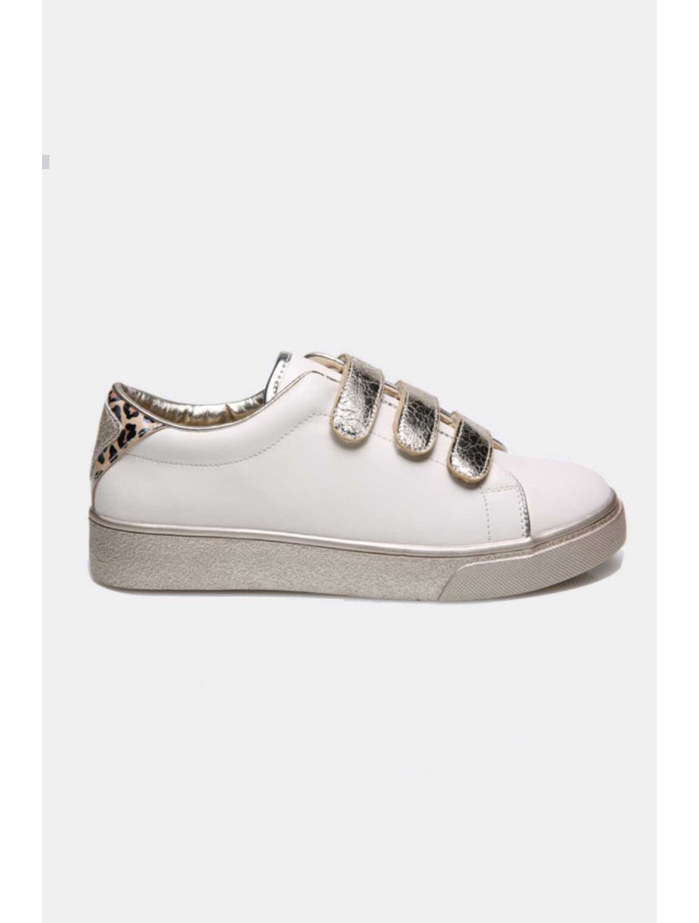 Tom&eva Tennis Blanc 24CH-KP1007-Doré