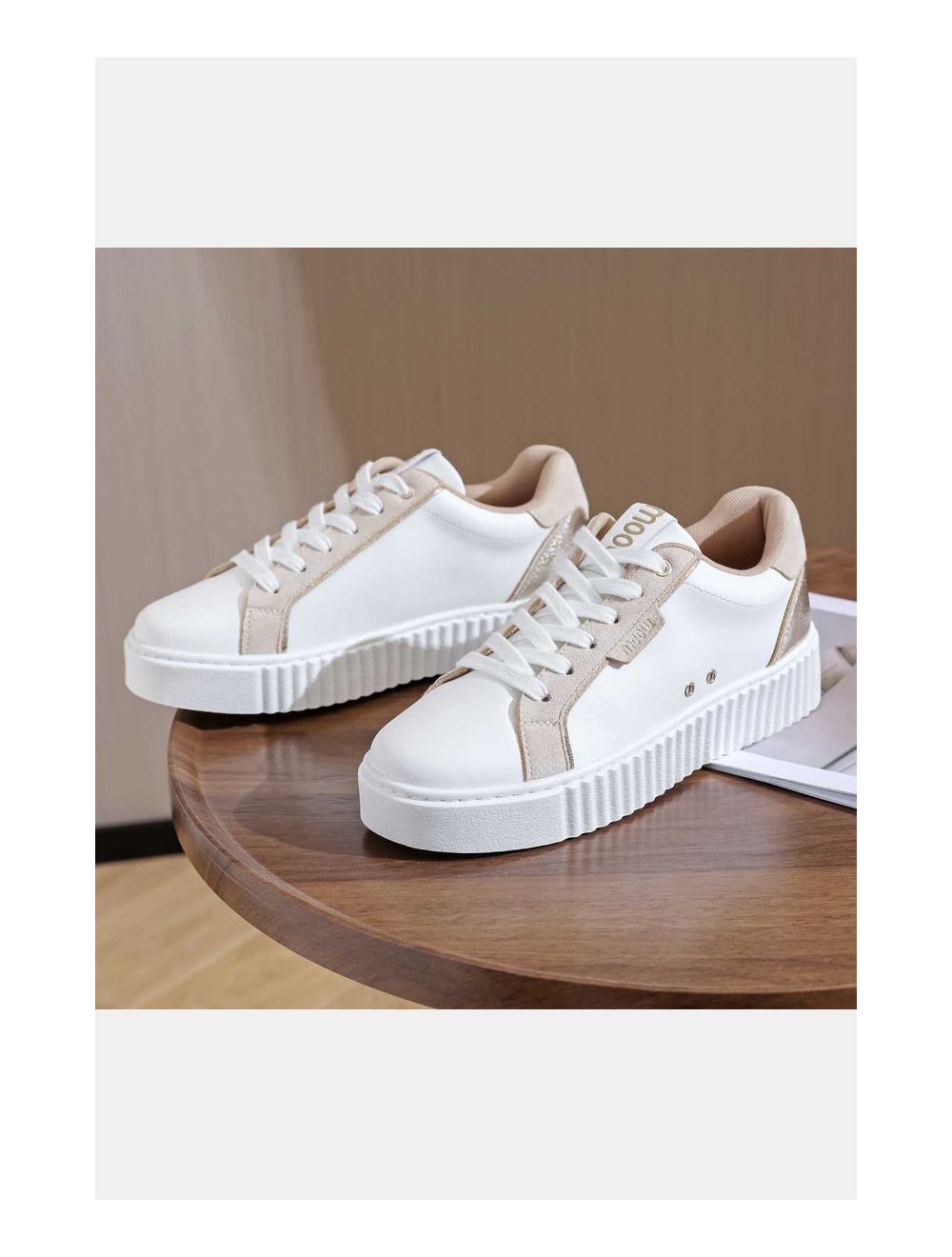 Tom&eva Tennis Classique 24CH-KP4752-Blanc
