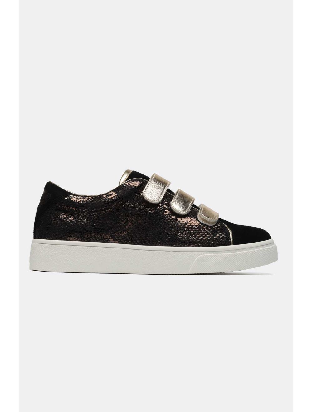 Tom&eva Tennis Effet Serpent 24CH-KP3500-Noir