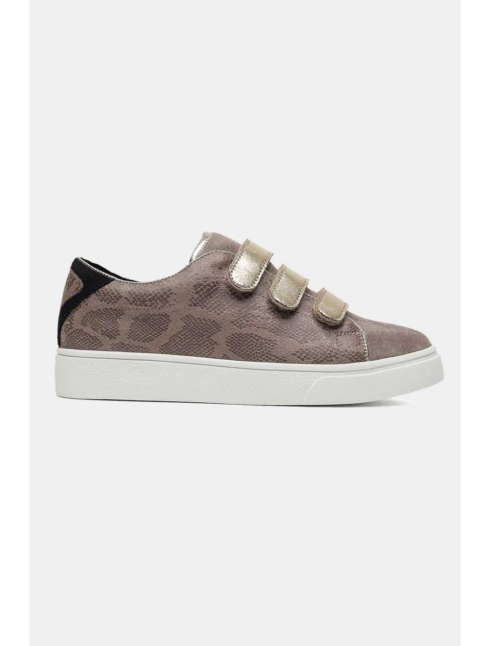 Tom&eva Tennis Effet Serpent 24CH-KP3500-Taupe