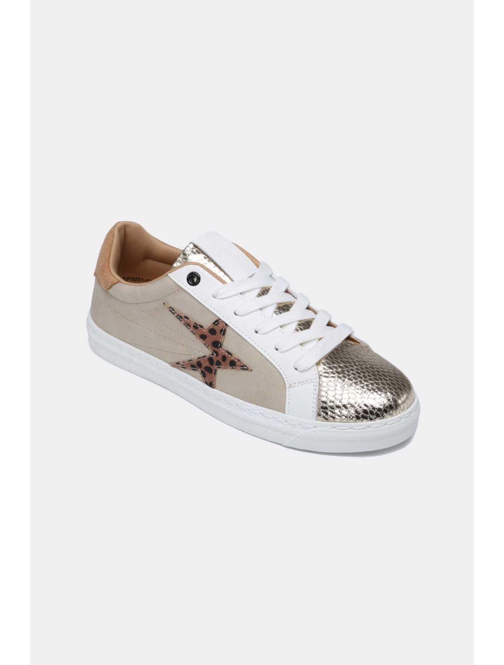 tom&eva Tennis Matières Variées 24CH-KP3251-Doré