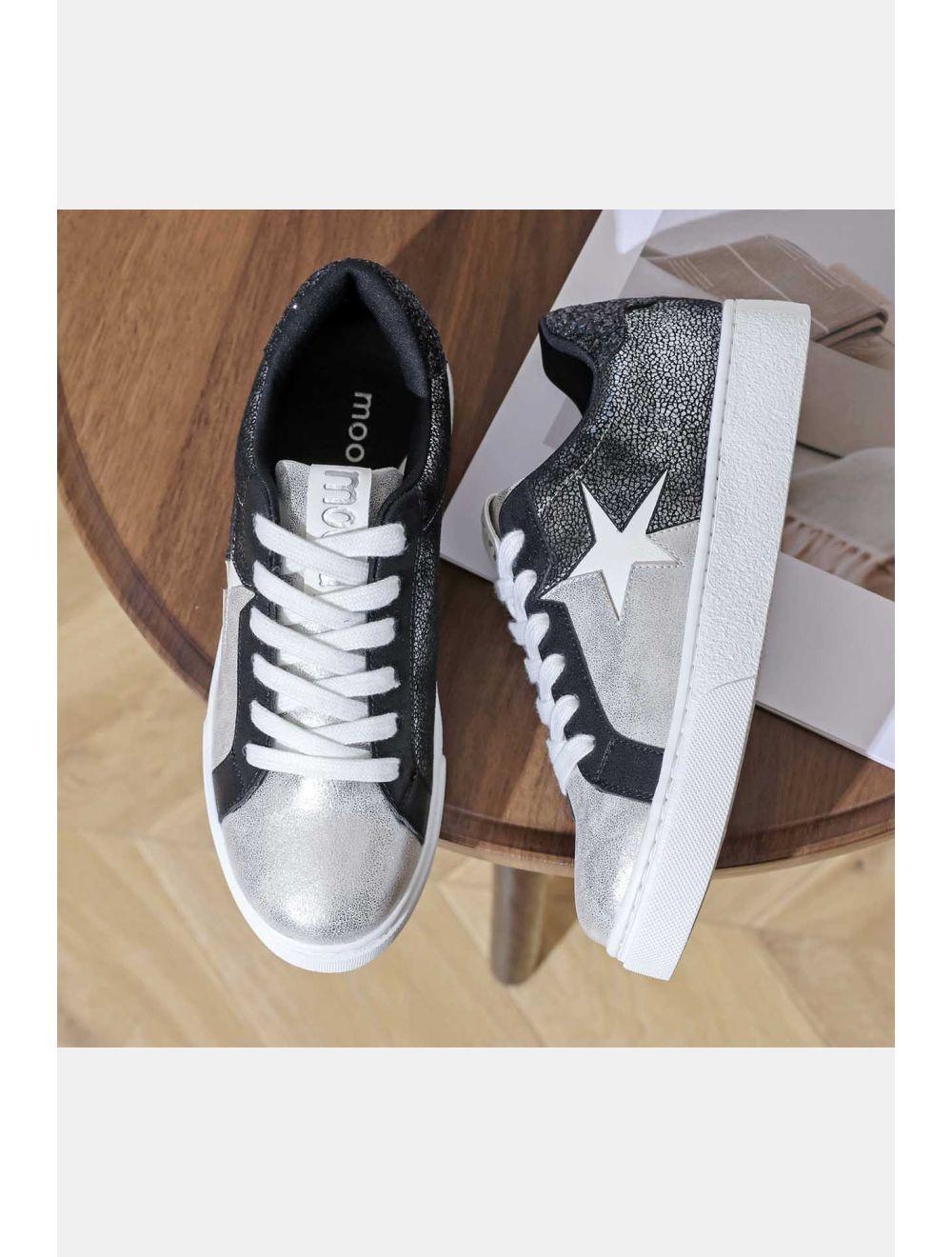 Tom&eva Tennis Orné Étoile 24CH-KP4761-Argent