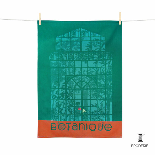 Tissage Moutet COFFRET 2 TORCHONS BOTANIQUE