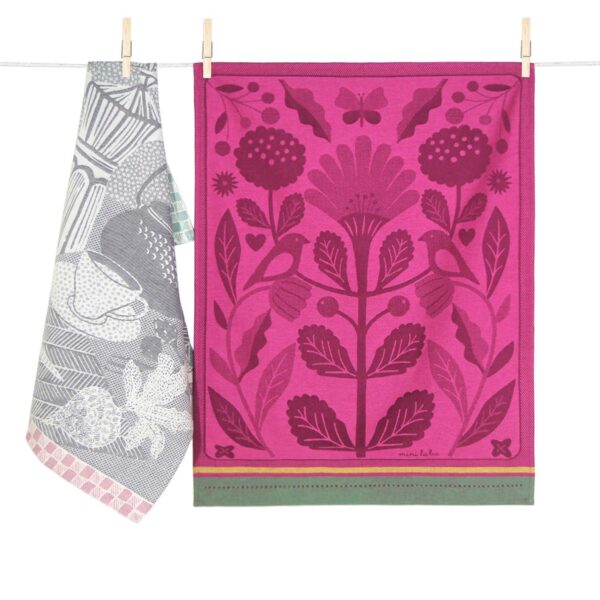 tissage moutet COFFRET 2 TORCHONS DÉJEUNER