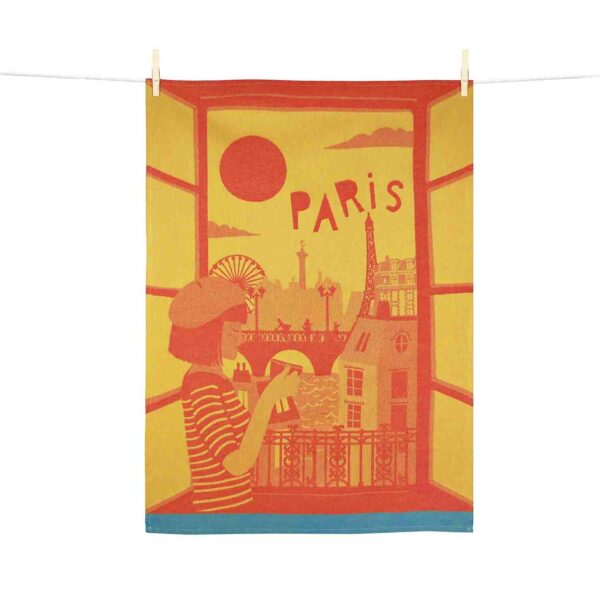 Tissage Moutet COFFRET 3 TORCHONS PARIS