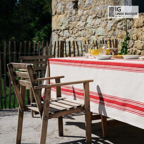 tissage moutet COUTIL ROUGE