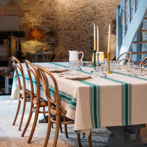 Tissage Moutet COUTIL VERT