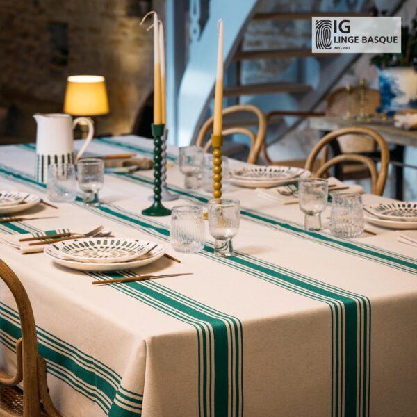 tissage moutet COUTIL VERT