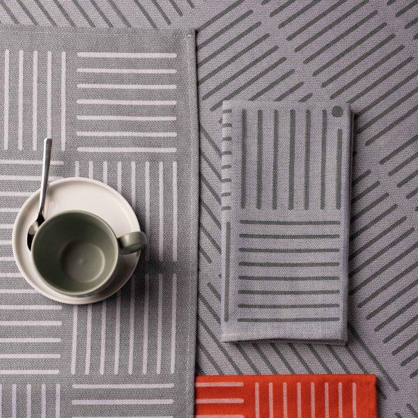 Tissage Moutet FATXADA BLANC/VERT DE GRIS