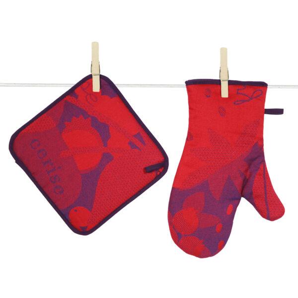 tissage moutet FRUITS ROUGES