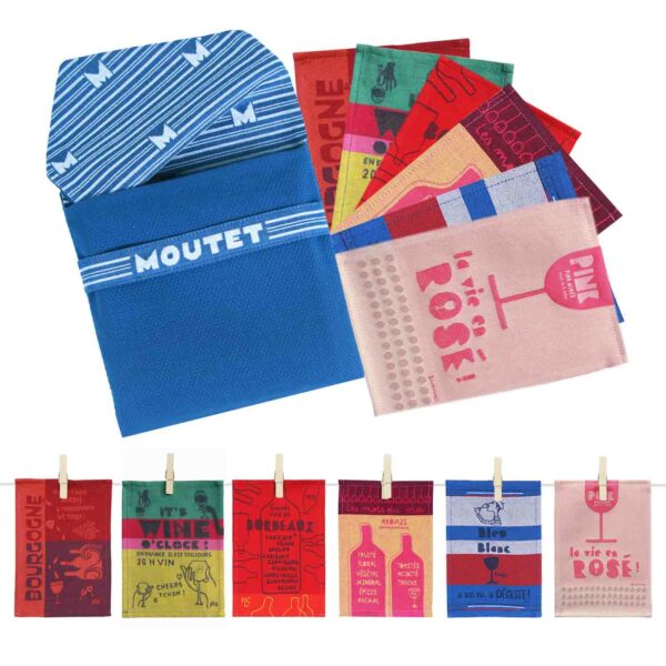 tissage moutet KIT 6 PARA TAPAS LE VIN