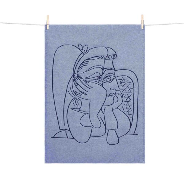 tissage moutet PORTRAIT DE JACQUELINE ACCOUDÉE