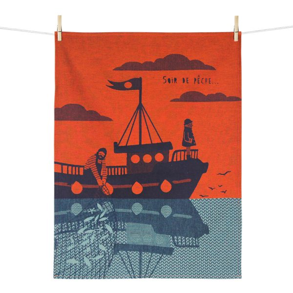 tissage moutet SOIR DE PÊCHE