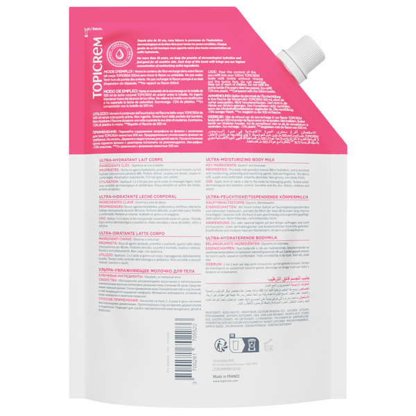 Topicrem Eco-recharge Lait Corps