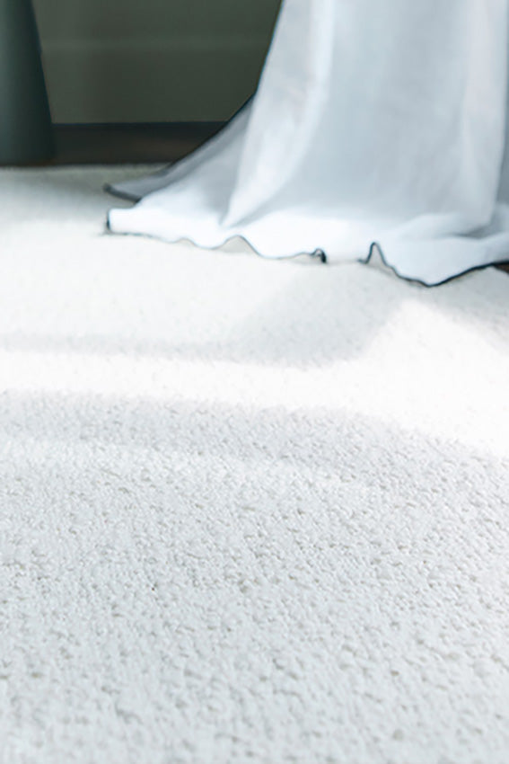 Toulemonde Bochart Astrakan Neige Tapis Beige En Laine