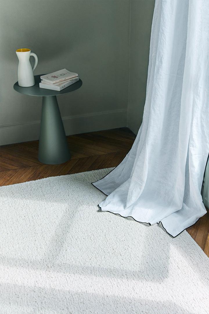 Toulemonde Bochart Astrakan Neige Tapis Beige En Laine