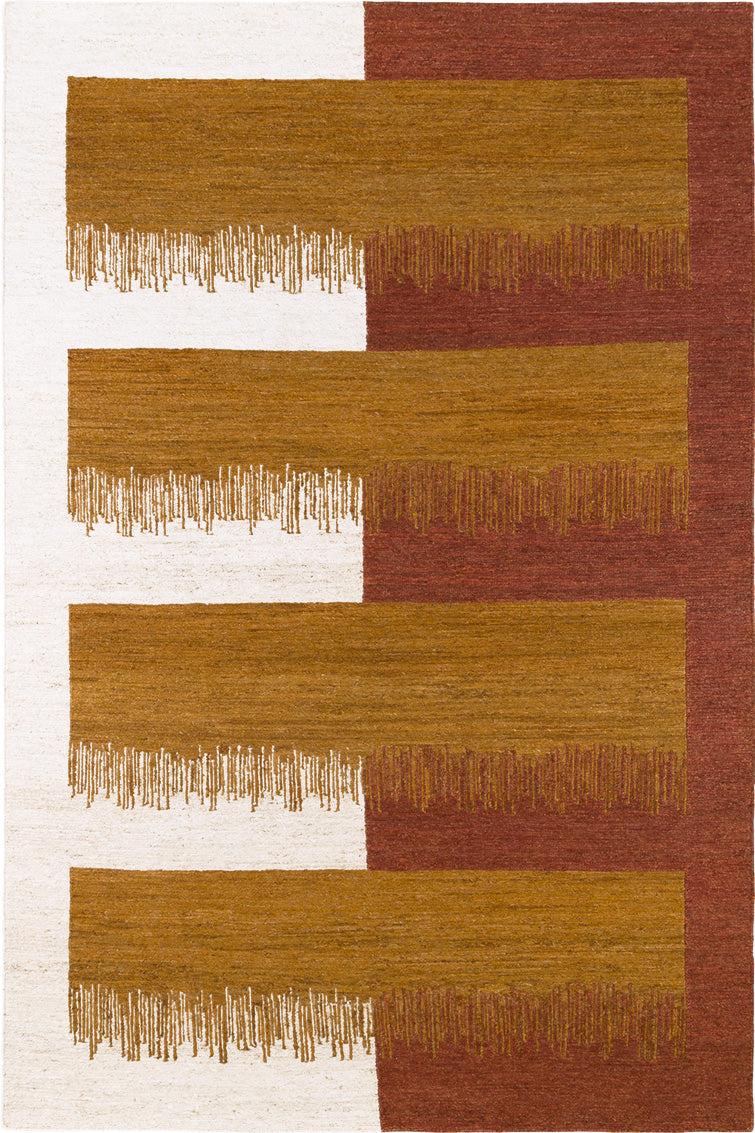 toulemonde bochart Cala Ocre Tapis ocre 100% golden jute