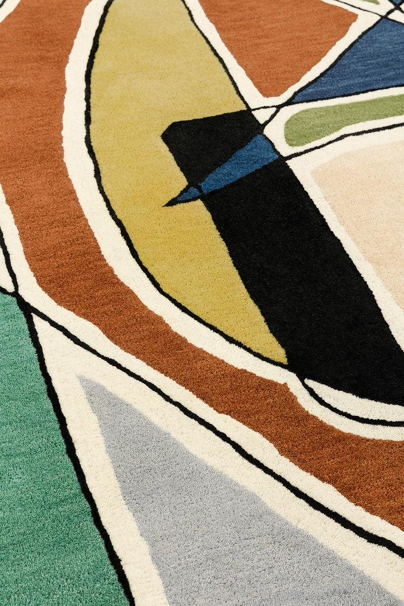 Toulemonde Bochart Caprice Multi Tapis Multicolore En Laine Et Viscose