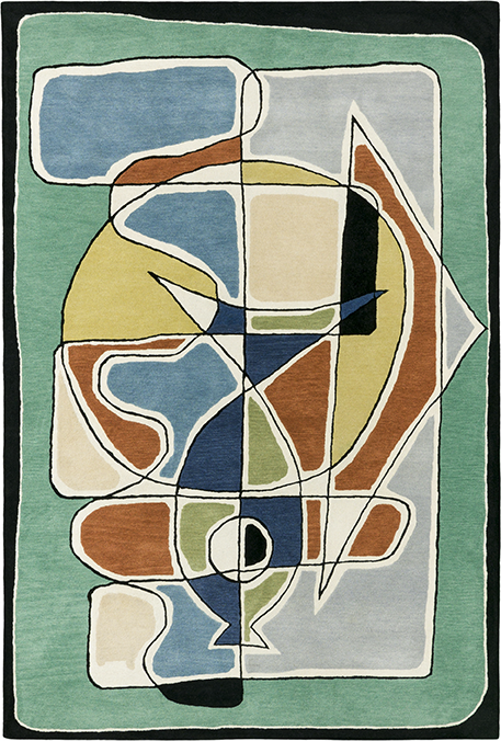 toulemonde bochart Caprice Multi Tapis multicolore en laine et viscose