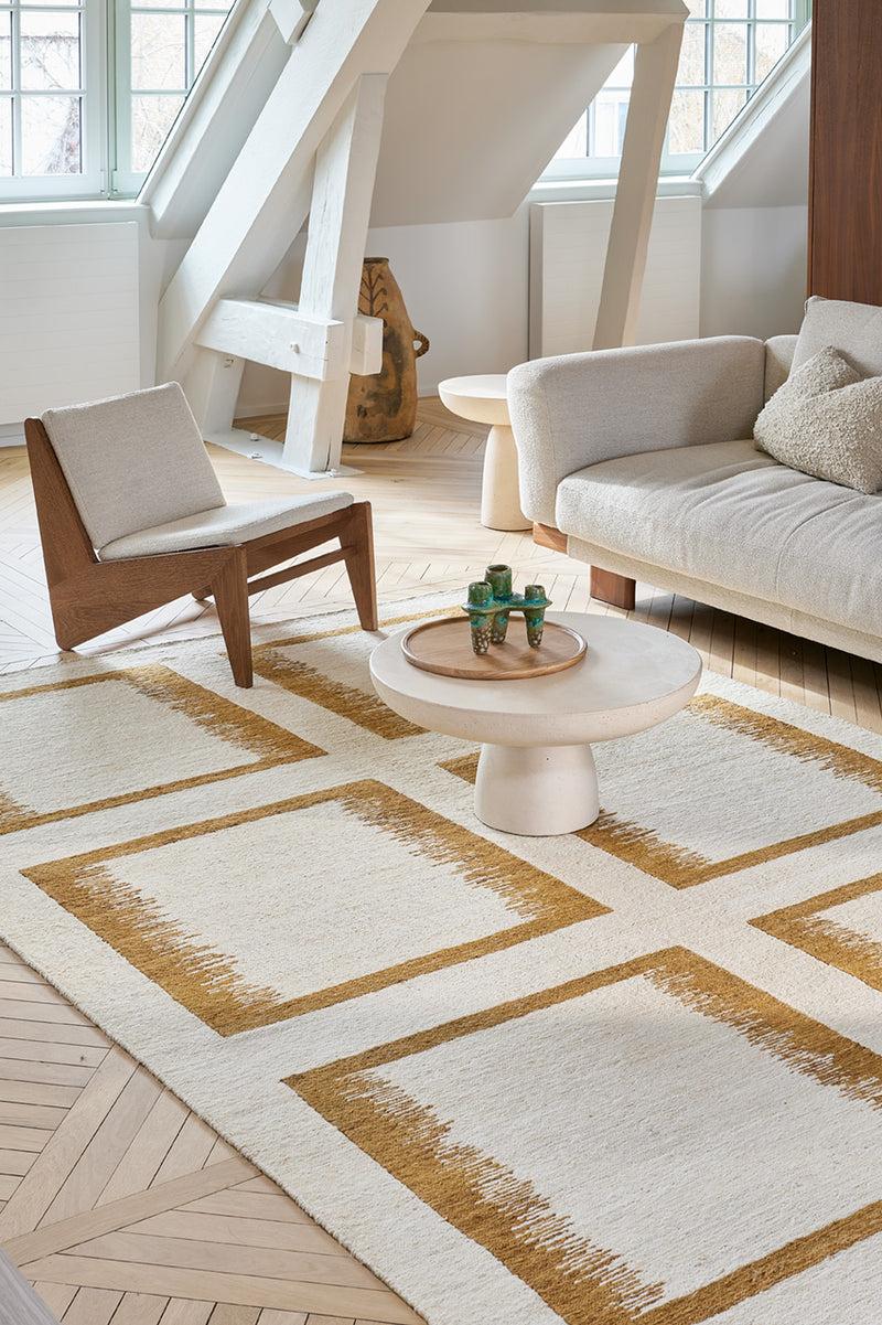Toulemonde Bochart Ciutadella Gold Tapis Ocre 100% Golden Jute