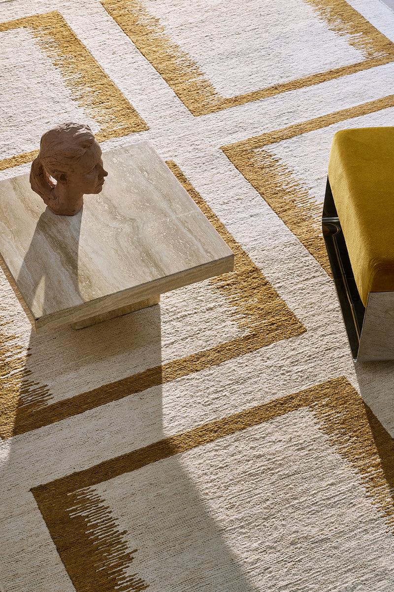 Toulemonde Bochart Ciutadella Gold Tapis Ocre 100% Golden Jute