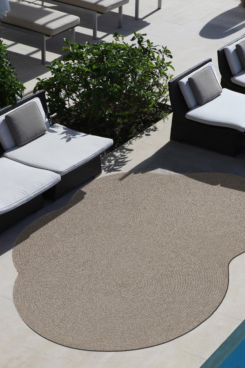Toulemonde Bochart Cloud Gris Tapis Gris En Polypropylène