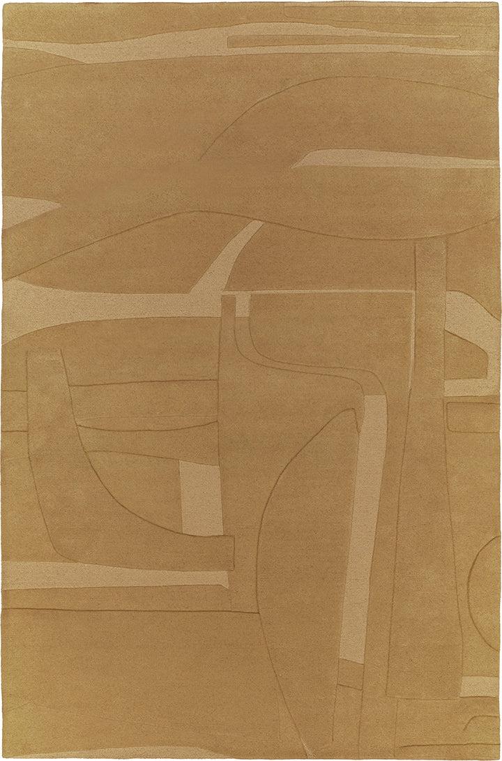 toulemonde bochart Collage Écureuil Tapis brun en laine