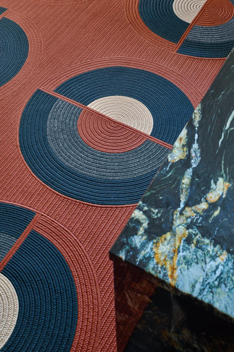 Toulemonde Bochart Cyclo Brique Tapis Brique En Polyester