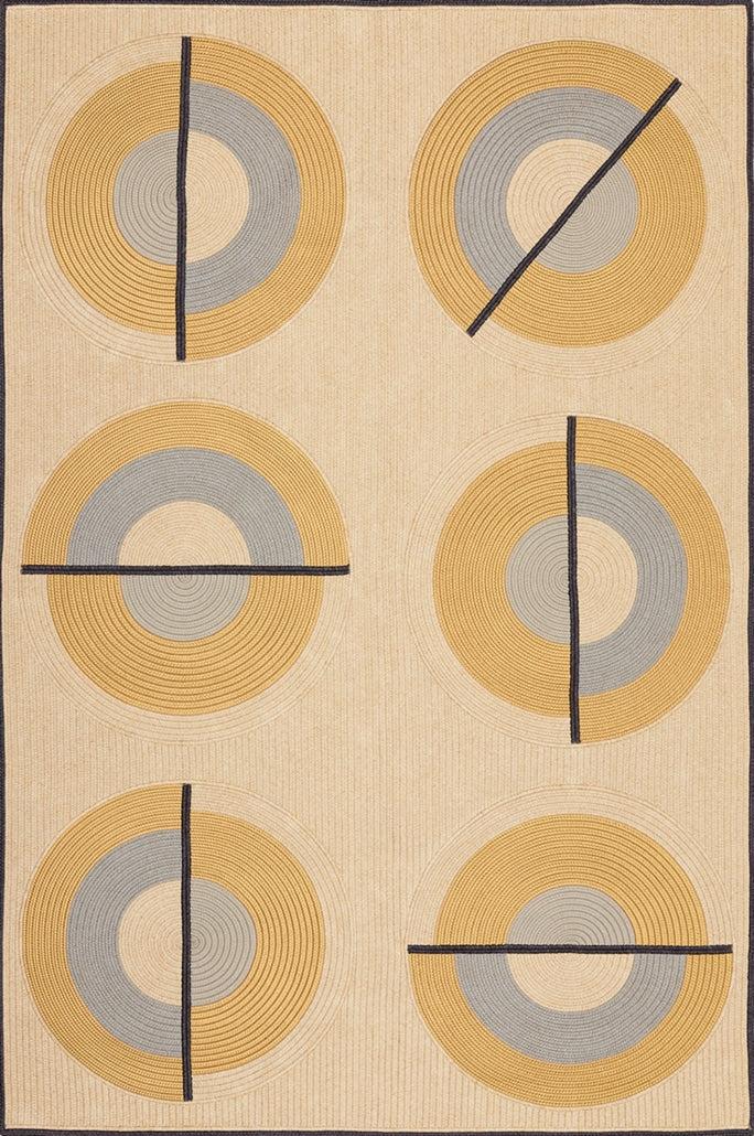 toulemonde bochart Cyclo Naturel Tapis beige en polyester