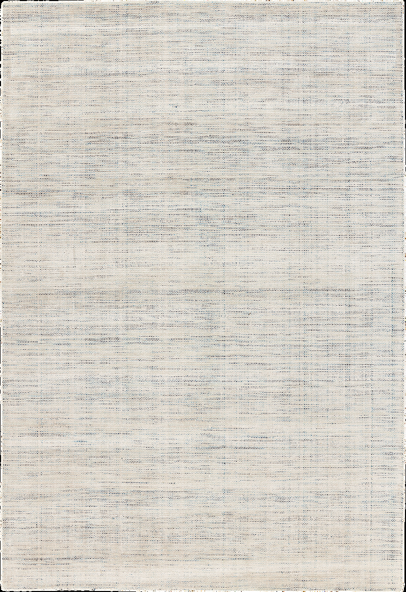 toulemonde bochart Dotty Azur Tapis bleu en laine et fibre de bambou