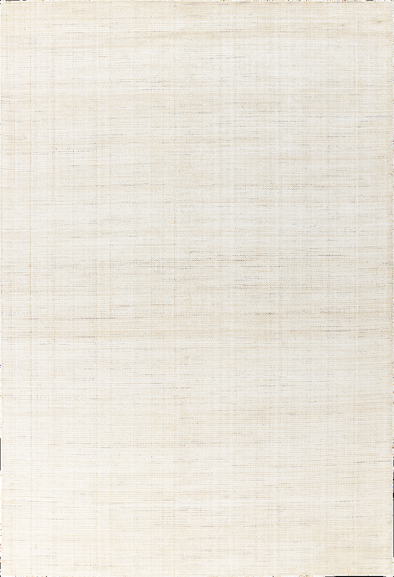 toulemonde bochart Dotty Craie Tapis beige en laine et fibre de bambou