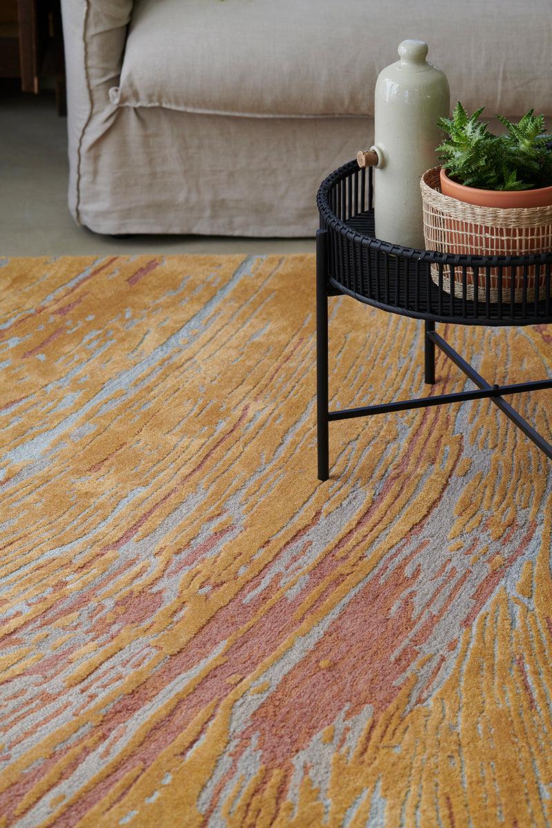 Toulemonde Bochart Etna Epice Tapis Brique En PET Recyclé