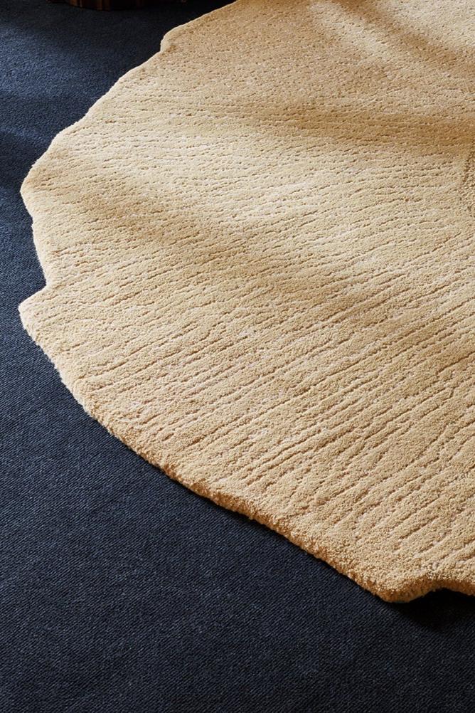 Toulemonde Bochart Eye Flower Beige Tapis Beige Est 100% Laine
