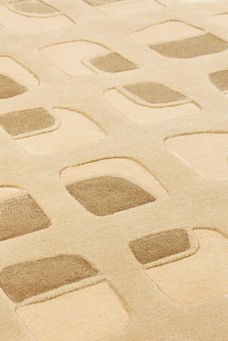 Toulemonde Bochart Faro Beige Tapis Beige En Laine Et Viscose