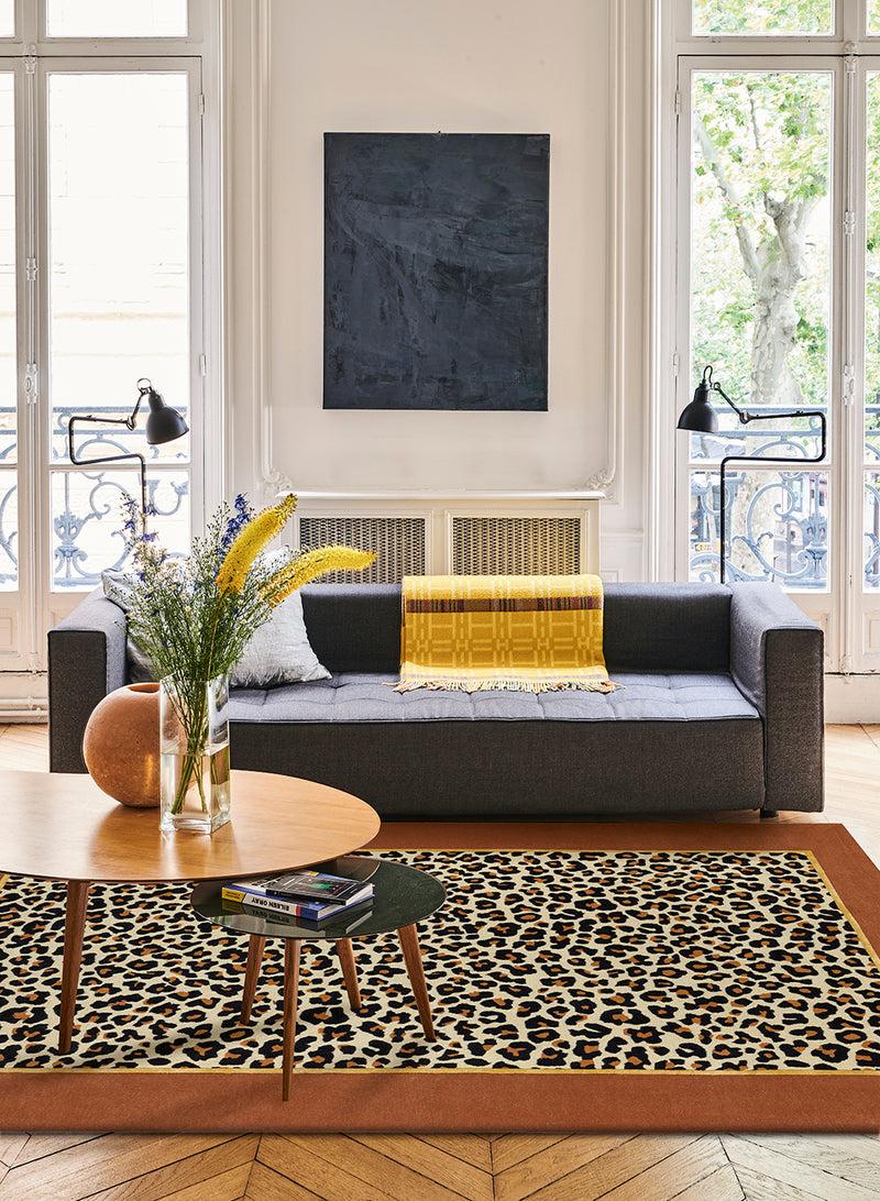 Toulemonde Bochart Fauve Naturel Tapis Brun En Laine Et Viscose