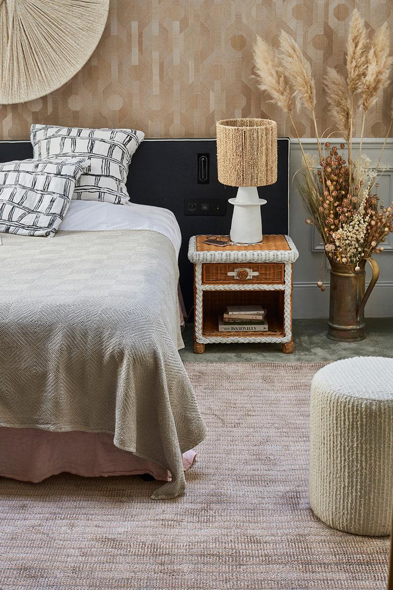 Toulemonde Bochart Gentle Ciel Tapis Bleu En Laine Et Viscose