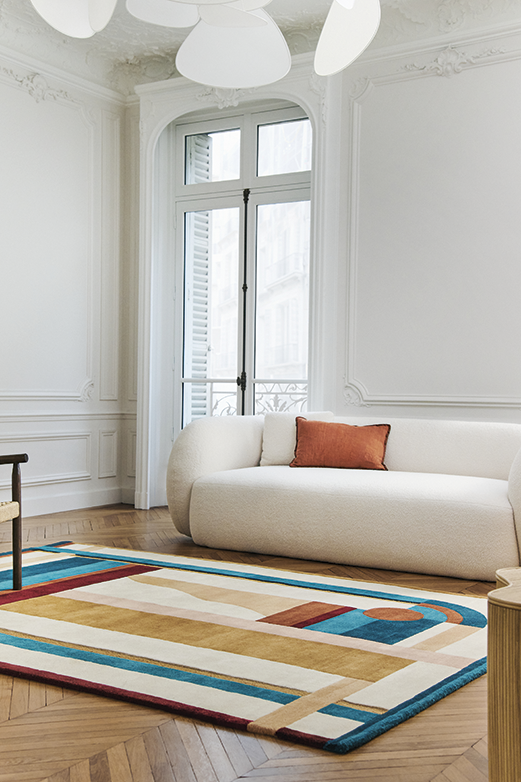 Toulemonde Bochart Hacienda Multi Tapis Brun Multicolore En Laine