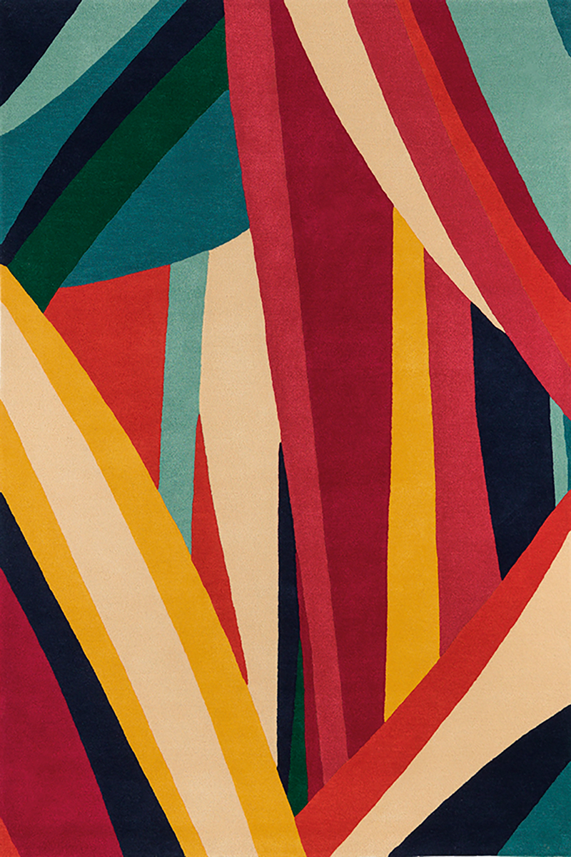 toulemonde bochart Ipanema Multi Tapis multicolore en laine