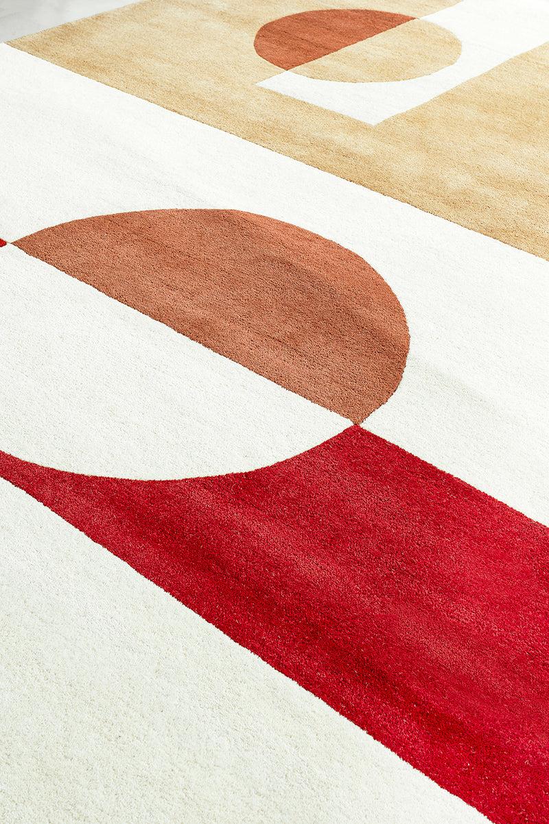 Toulemonde Bochart Irmaos Beige Tapis Beige En Laine