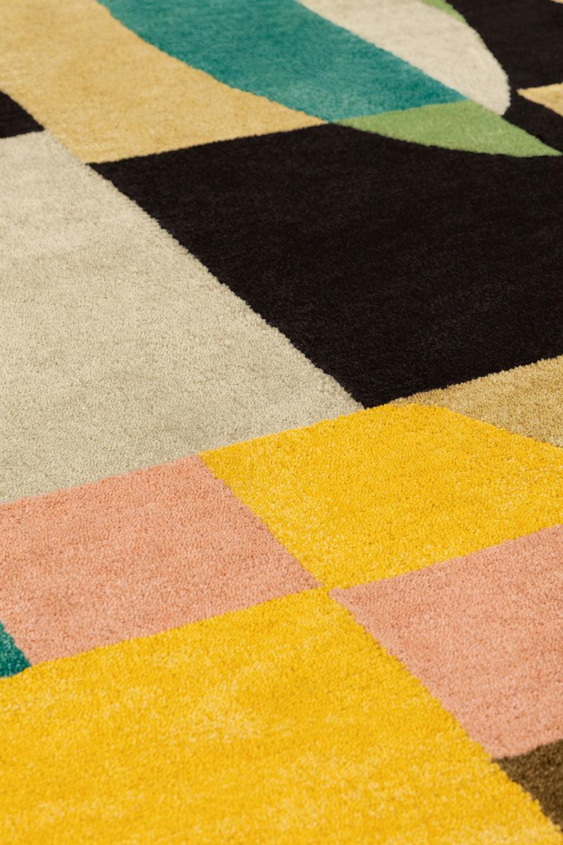 Toulemonde Bochart Jazzy Multi Tapis Multicolore En Laine