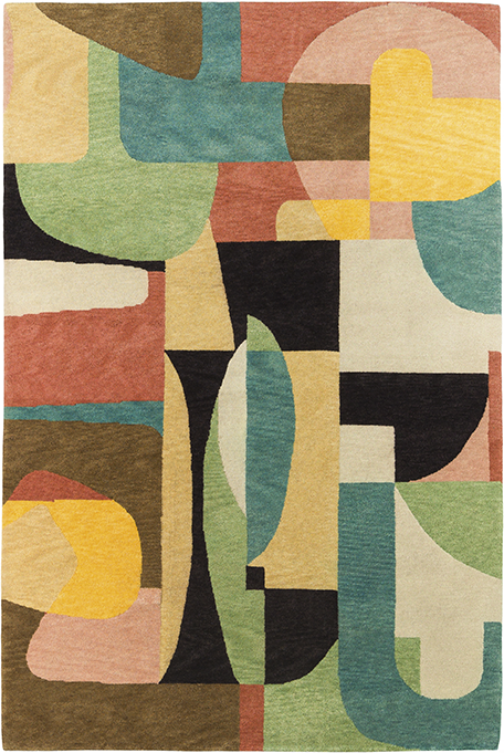 toulemonde bochart Jazzy Multi Tapis multicolore en laine