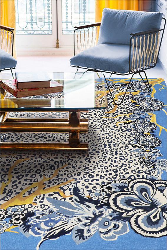 Toulemonde Bochart Jungle Forest Bahamas Tapis Multicolore En Laine Viscose