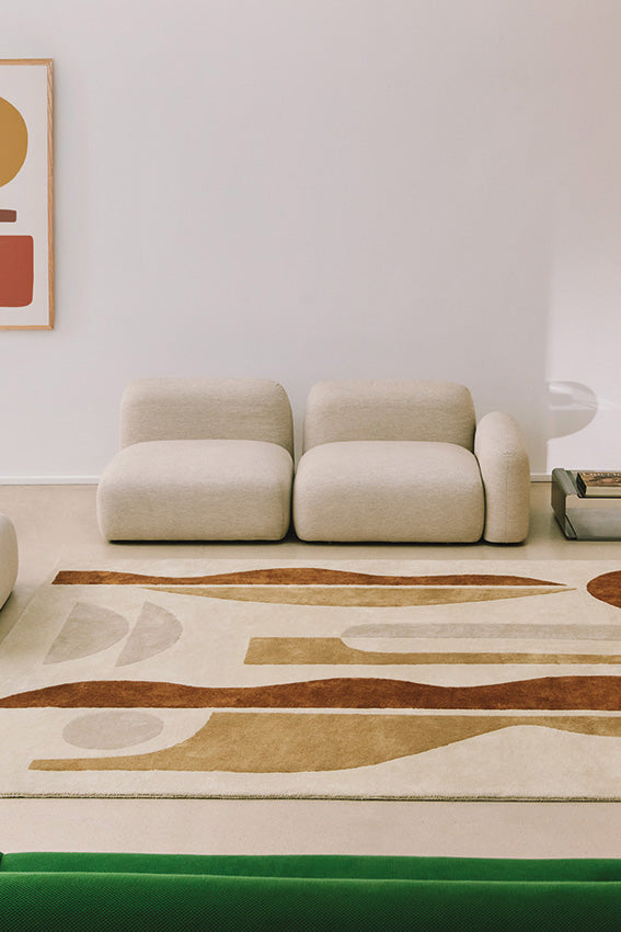 Toulemonde Bochart La Nuit Beige Tapis Beige En PET