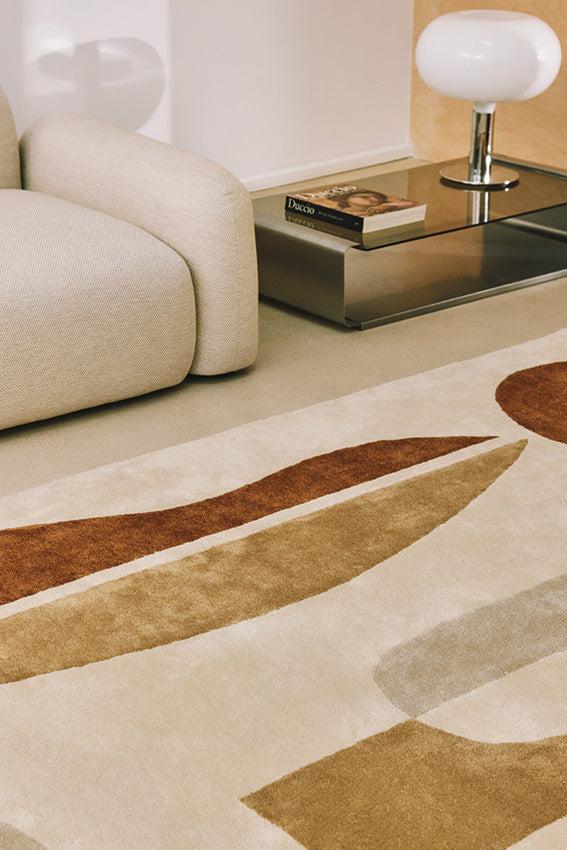 Toulemonde Bochart La Nuit Beige Tapis Beige En PET