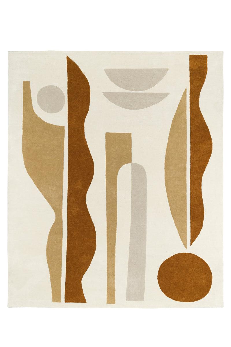 toulemonde bochart La Nuit Beige Tapis beige en PET