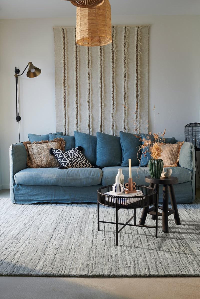 Toulemonde Bochart Lake Silver Tapis Gris En PET Polyester Recyclé