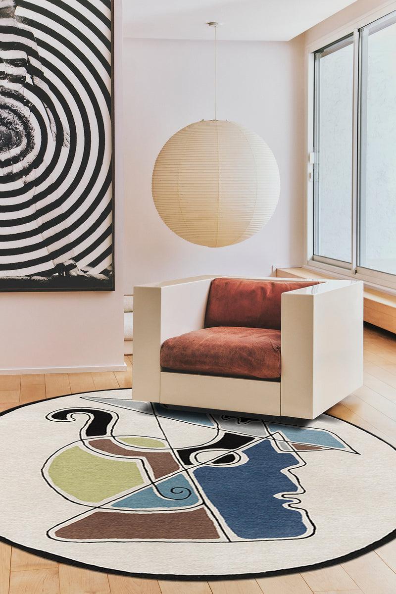 Toulemonde Bochart Minos Multi Tapis Multicolore En Laine Et Viscose