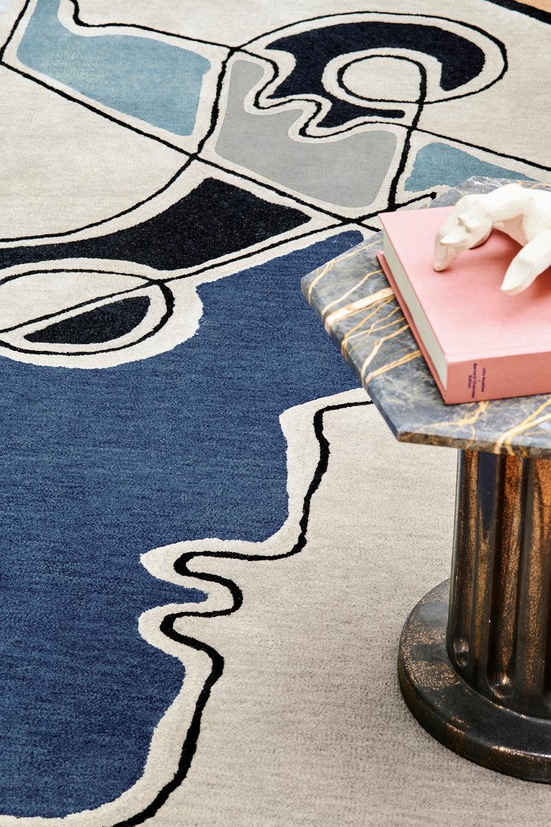 Toulemonde Bochart Minos Multi Tapis Multicolore En Laine Et Viscose