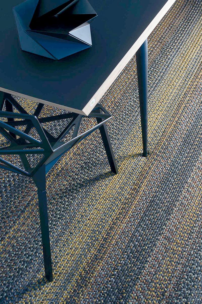 Toulemonde Bochart Natte Brun Or Tapis Brun En Polypropylène