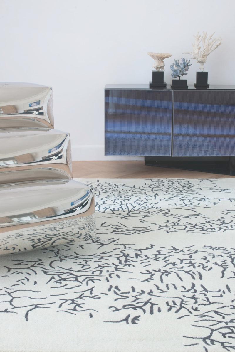 Toulemonde Bochart Nature Corail Tapis Rouge En Laine